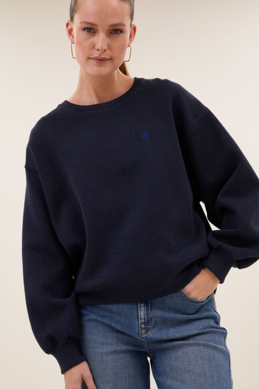By-Bar lili sparkle sweater midnight