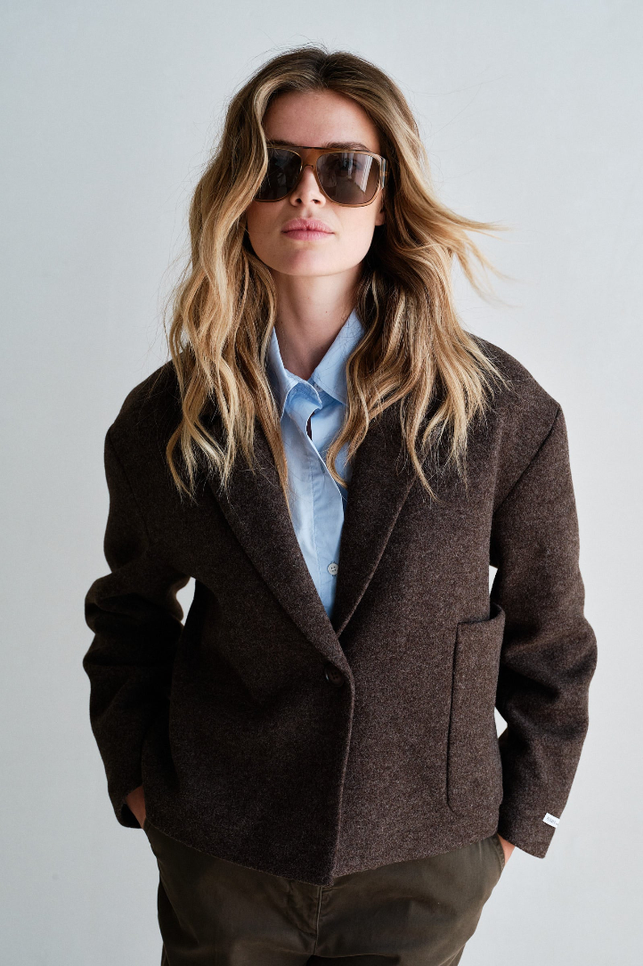 Penn & Ink COAT (W26C381) TABAC