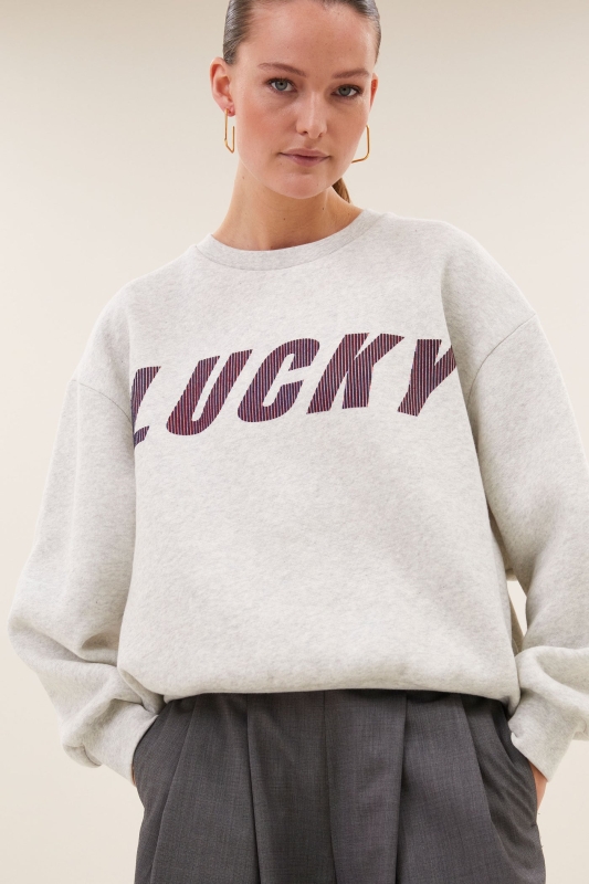 By-Bar lili speed sweater light grey melee
