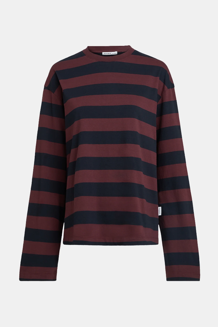 Penn & Ink Longsleeve (W26F1919) Aubergine Navy