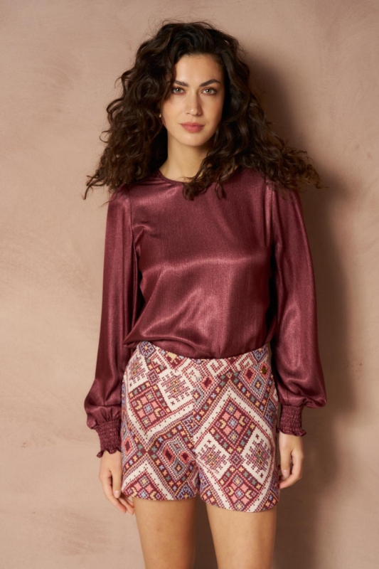 lofty Manner Top Isli Smock Sleeve