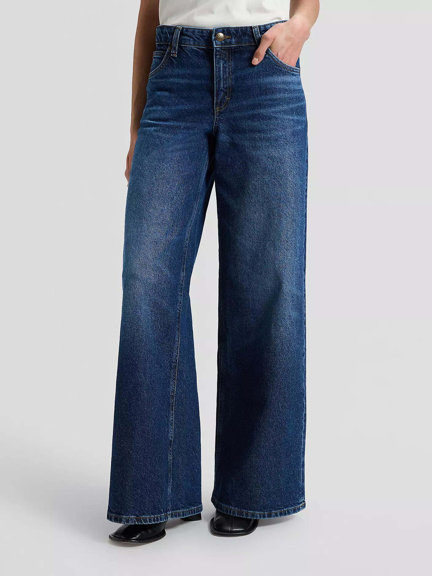 Lee Hope Mid Rise Baggy Jeans