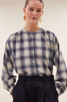 By-Bar nyka tokyo check blouse tokyo check