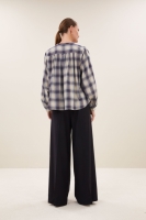 By-Bar nyka tokyo check blouse tokyo check