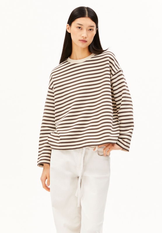 Armedangels FRANKAA MAARLEN GESTREEPT SWEATSHIRT 100% Biologisch Katoen