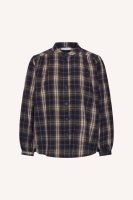 By-Bar jagger check blouse jagger check